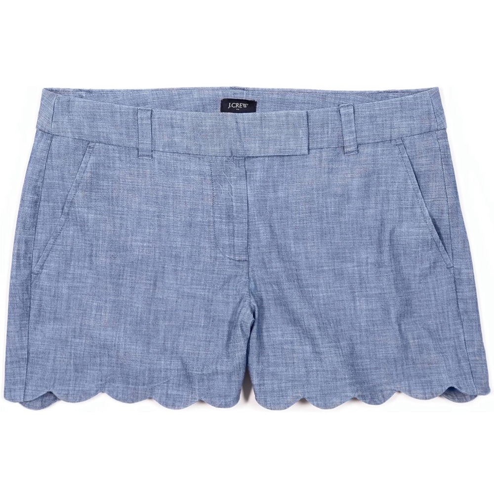 J. Crew Mercantile Women’s 4” Scalloped shorts